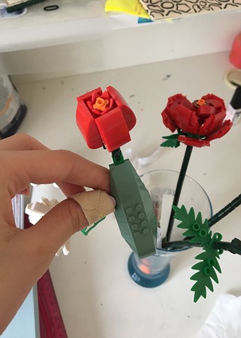 Renkli Lego Çiçek Demeti - Görsel 3