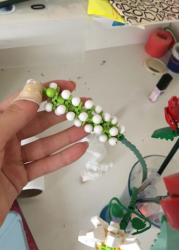 Renkli Lego Çiçek Demeti - Görsel 5