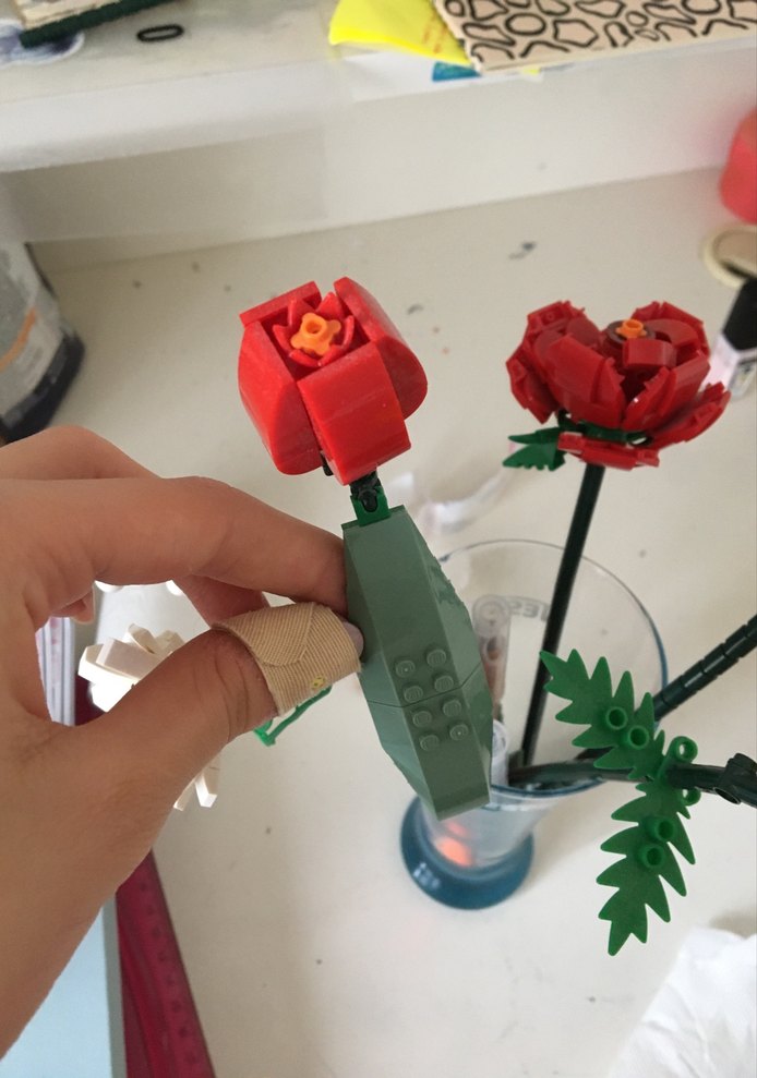 Renkli Lego Çiçek Demeti - Görsel 3