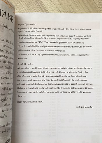 4 İşlem Matematik 4-6. Sınıf Zeka Destekli Kitap - Görsel 3