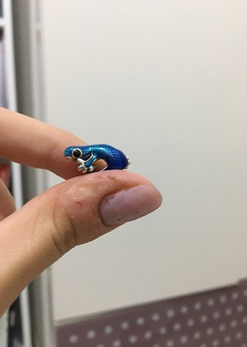 Mavi Boncuklu Kadın Charm - Görsel 2