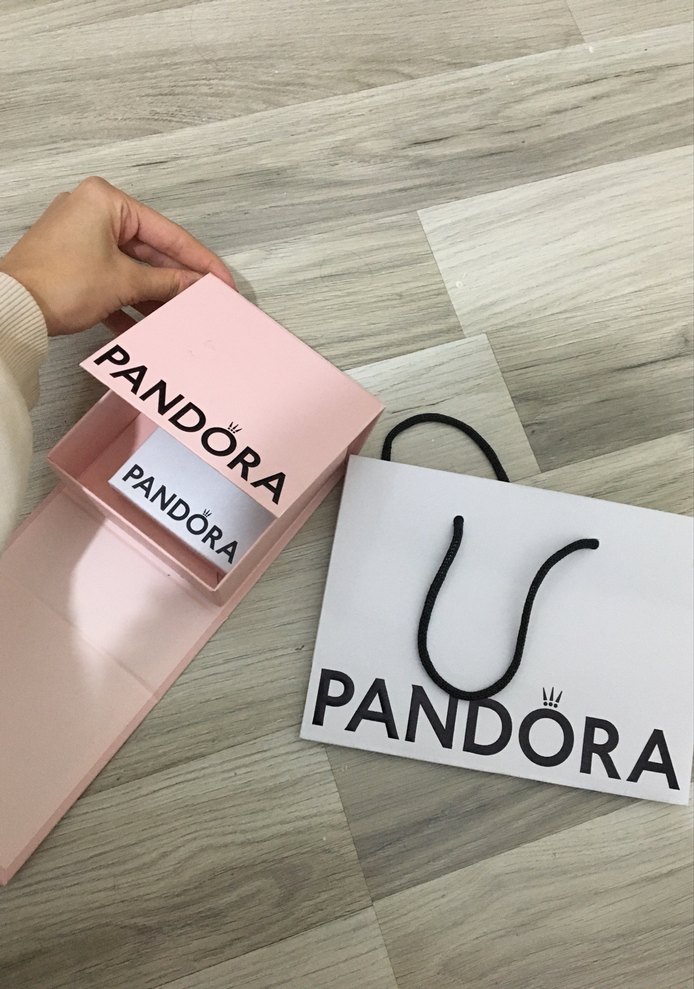 Pandora Mini Pembe Baskılı Kutu Seti - Görsel 5