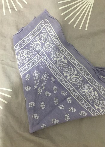 Dantelli Lila Bohem Etnik Kadın Fuları - Görsel 3