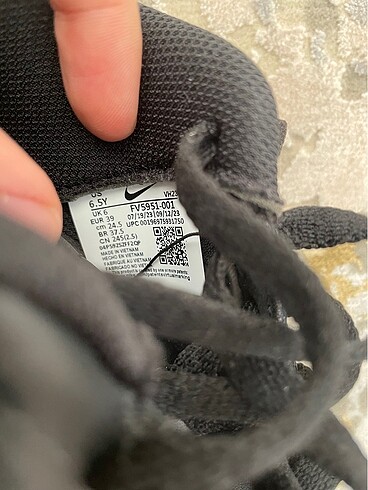 39 Beden siyah Renk Nike air force orijinal ayakkabı