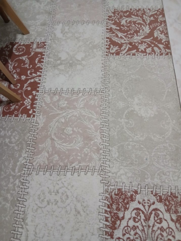 Bej ve Gri Bohem Desenli Halı - Görsel 2