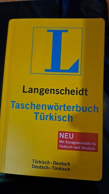 Langenscheidt Almanca Türkçe Sözlük 1104 sayfa