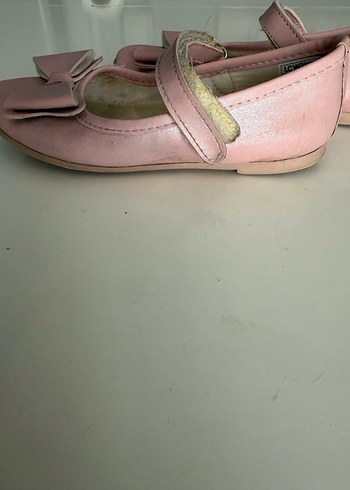 Kız Çocuk Pembe Tokalı Babet Ayakkabı - Görsel 3