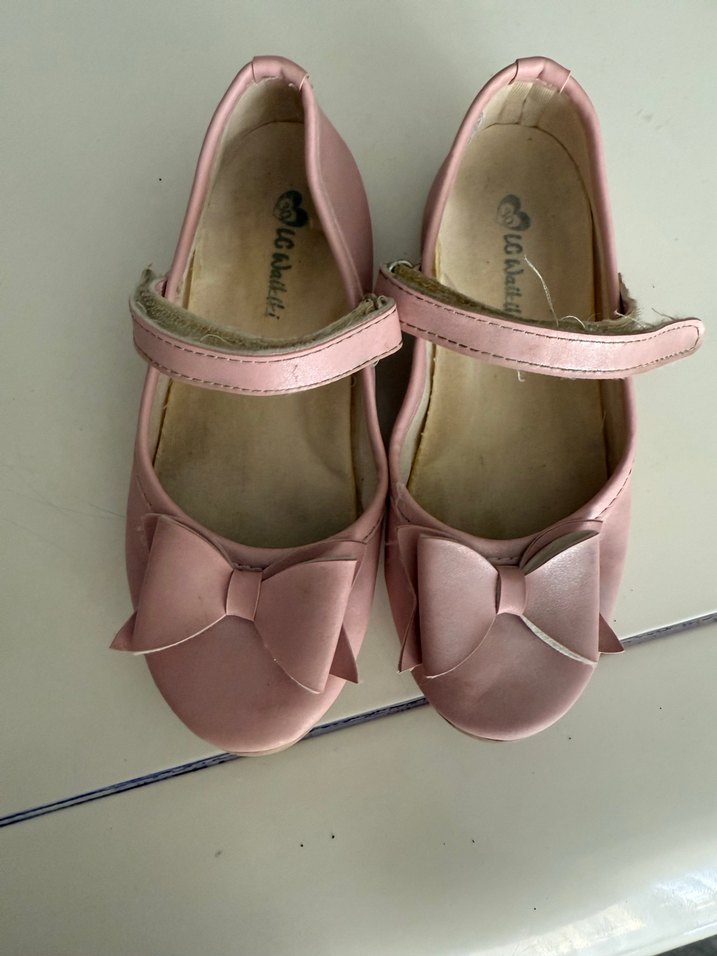 Kız Çocuk Pembe Tokalı Babet Ayakkabı - Görsel 2