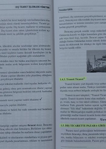 Dış Ticaret İşlemleri Yönetimi - Prof. Dr. Ferudun Kaya - Görsel 7