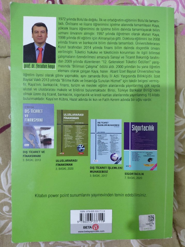 Dış Ticaret İşlemleri Yönetimi - Prof. Dr. Ferudun Kaya - Görsel 2