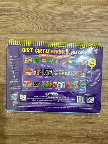 Cırt Cırtlı Etkinlik Kitabı