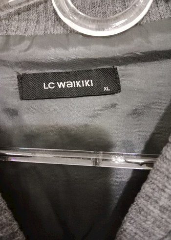 xl Beden Gri Fermuarlı Erkek Kolsuz Ceket