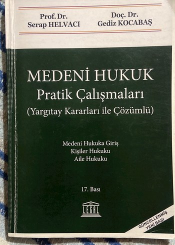 Medeni Hukuk Pratik Çalışmaları - Serap Helvacı