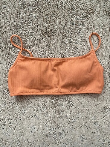 Turuncu bikini üstü