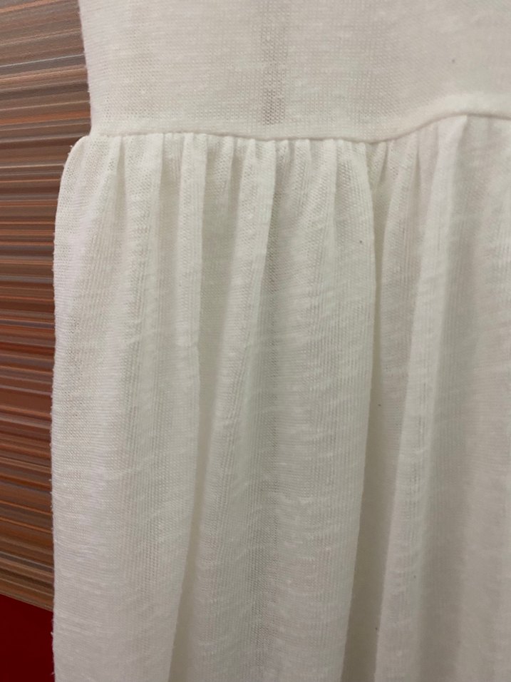 Beyaz yakası işlemeli elbise - Görsel 4