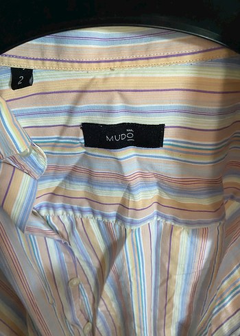 Çok Renkli Pamuklu Uzun Kollu Erkek Gömlek - Görsel 3