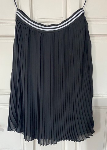 Siyah Pilili Midi Etek - Görsel 2