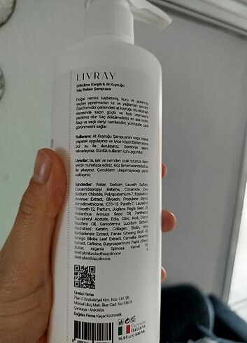 Beden LİVRAY AT KUYRUGU SAMPUANİ