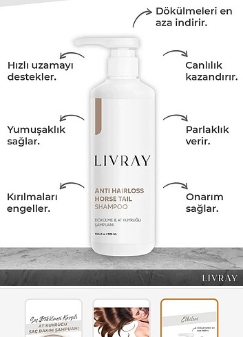Beden Renk LİVRAY AT KUYRUGU SAMPUANİ