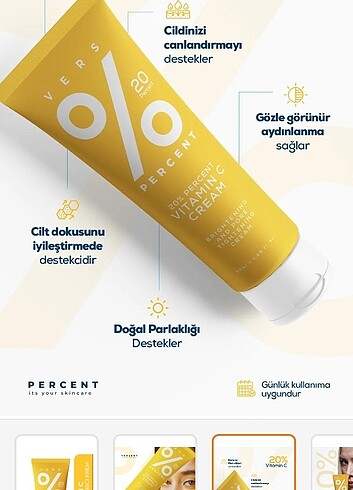 Beden Renk C vitamini krem 