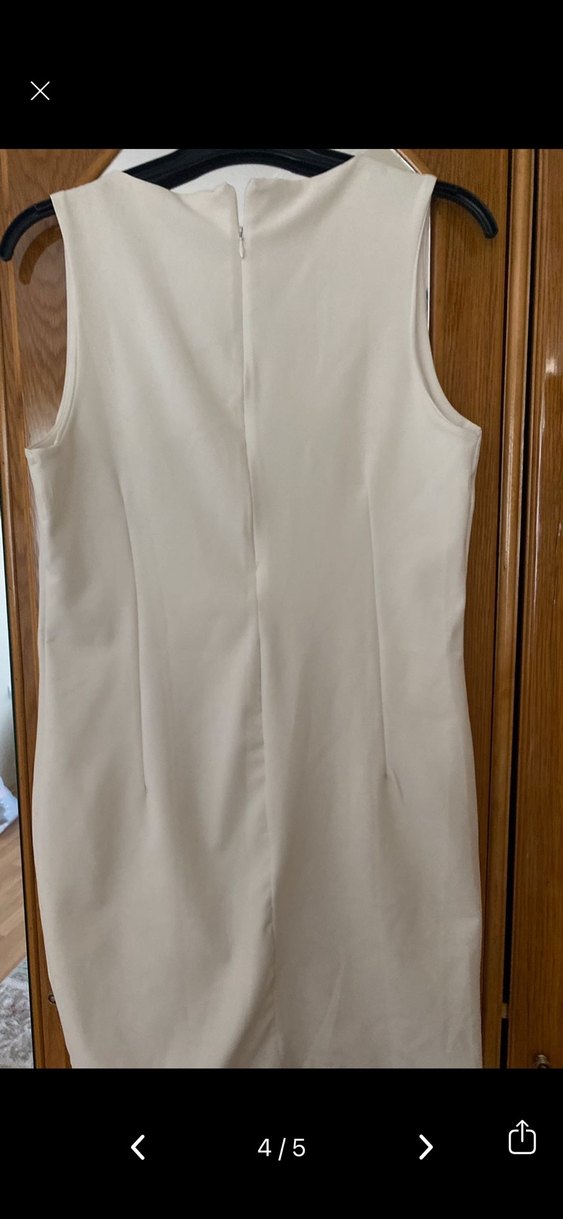 Boncuk Detaylı Uzun Hamile Tuniği - Görsel 3