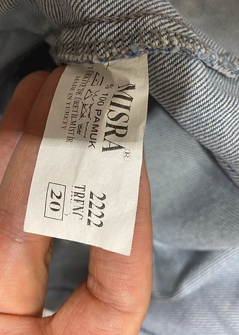 Kadın Mavi Uzun Denim Ceket - Görsel 4