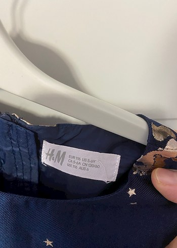 Kız Çocuk Mavi Baskılı Kolsuz Elbise - Görsel 4