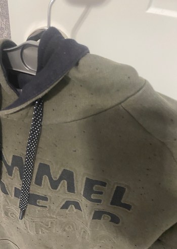 Gri Kapüşonlu Hummel Sweatshirt - Görsel 2