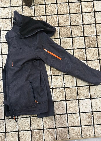 Gri Fermuarlı Erkek Montu - Görsel 3