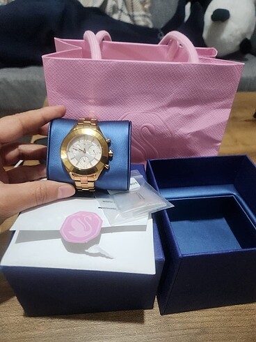 swarovski orijinal garanti belgeli saat