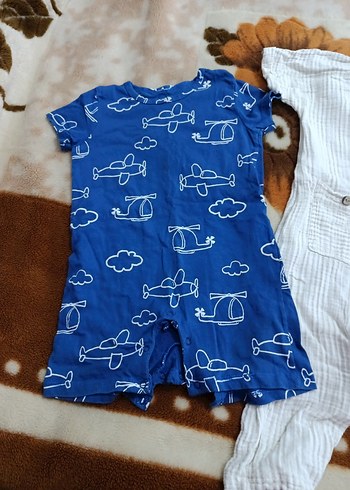 Erkek Bebek Pamuklu 3'lü Bohem Set - Görsel 4