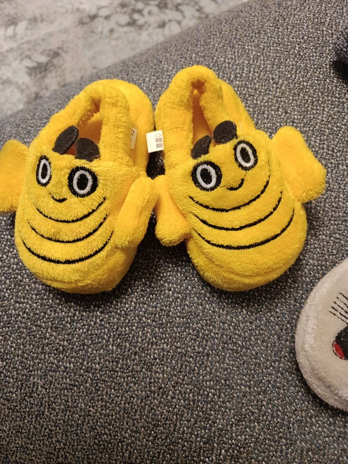 Renkli Nakışlı erkek Çocuk Ev Terlikleri - Görsel 2