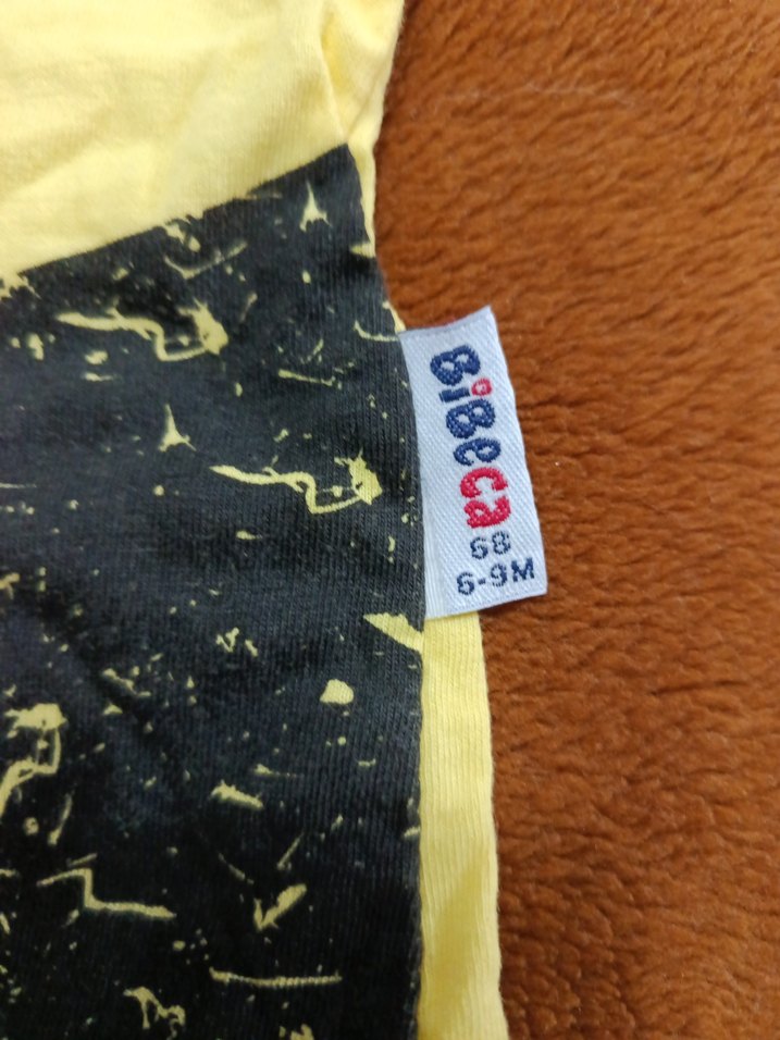 Bebek Erkek Renkli Fil Baskılı Kemerli Takım - Görsel 3