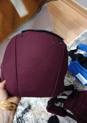Bordo Bebek Taşıyıcı Kanguru - Görsel 4