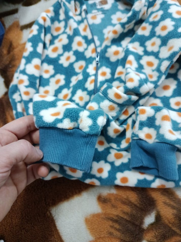 Renkli Çiçek Desenli Bebek Tulumu - Görsel 3