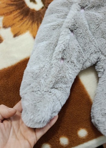 Gri Kürklü Bebek Tulumu - Görsel 4