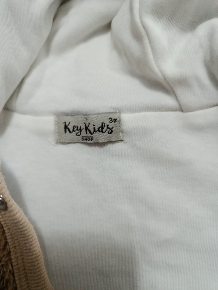 Kürklü Kahverengi Bebek Tulumu - Görsel 4