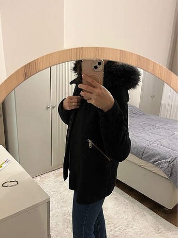Zara Zara Kaşe Mont