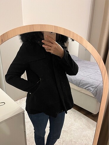 36 Beden Zara Kaşe Mont