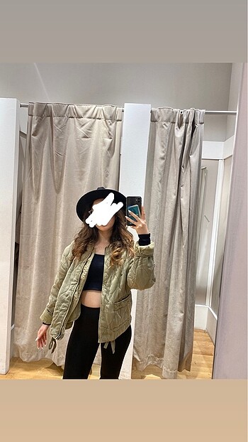 Zara yıkamalı kapitone ceket