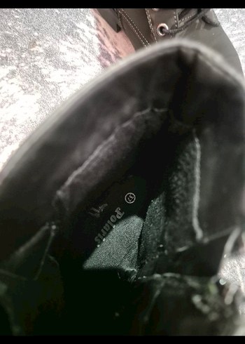 Siyah Deri Goth Stiletto Topuklu Botlar - Görsel 4