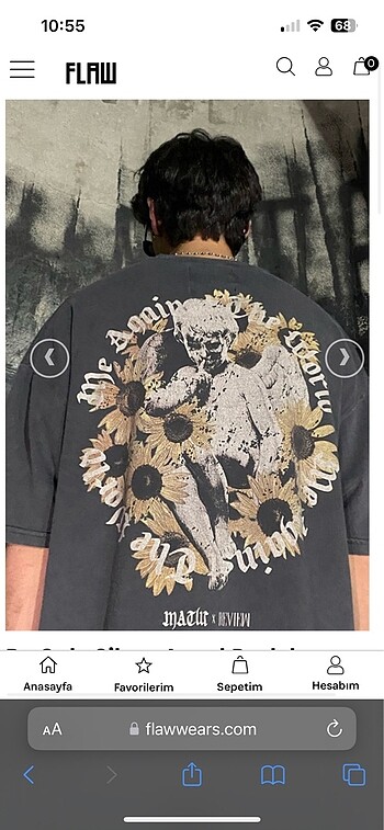 Flaw oversize Tshirt