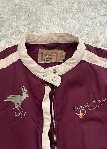 Vintage Bomber Loft motorcu ceketi 