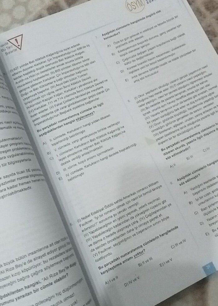 Üç Dört Beş Yayınları TYT Türkçe Soru Bankası - Görsel 3