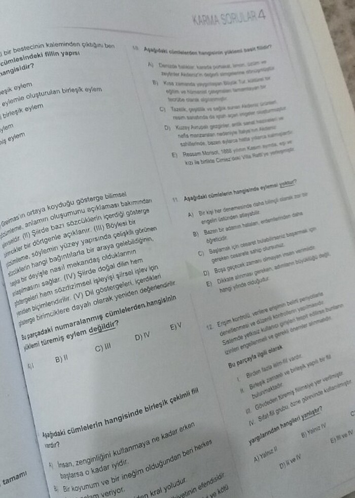 Üç Dört Beş Yayınları TYT Türkçe Soru Bankası - Görsel 4