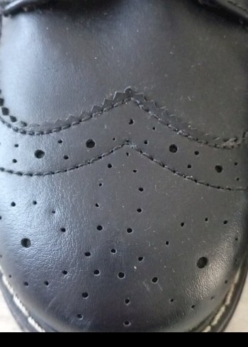 Erkek Çocuk lacivert Bağcıklı deri Ayakkabı - Görsel 2