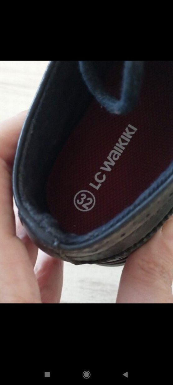 Erkek Çocuk lacivert Bağcıklı deri Ayakkabı - Görsel 4