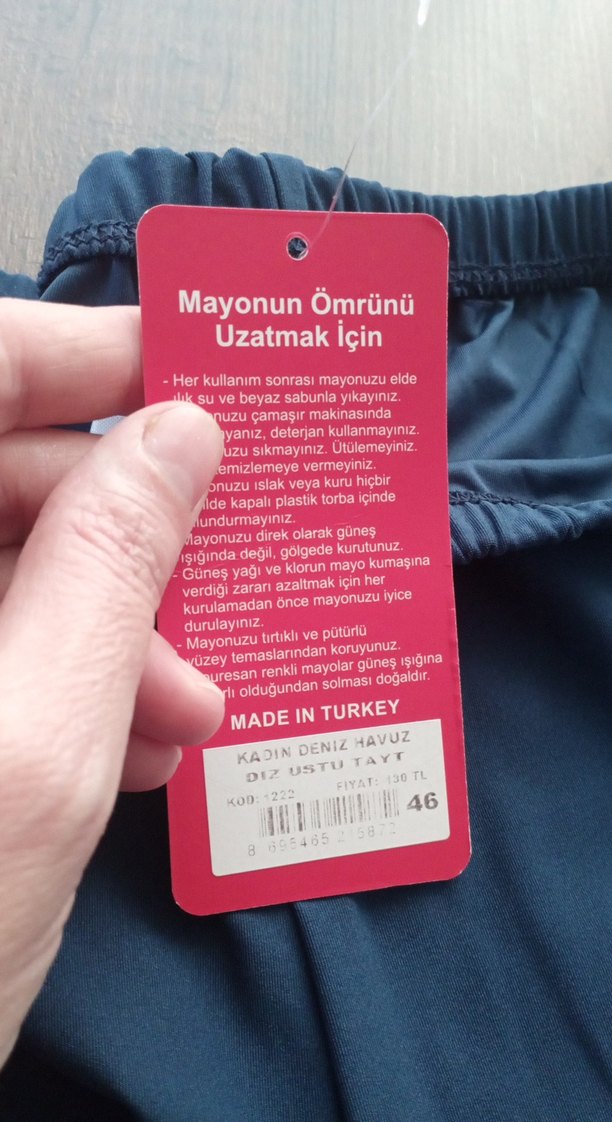 Kadın Lacivert tayt mayo - Görsel 3