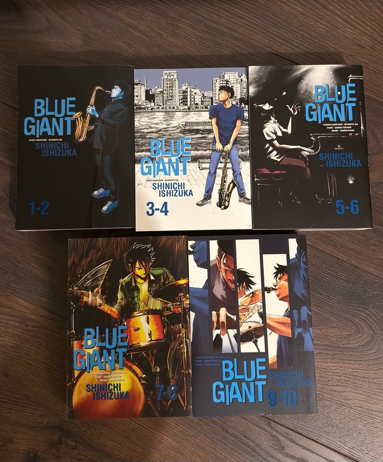 Blue Giant İngilizce Manga Set Cilt 10 - Görsel 2