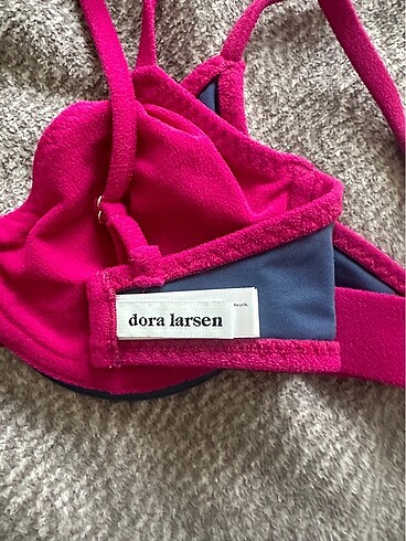 36 Beden pembe Renk Dora Larsen balenli bikini ustu